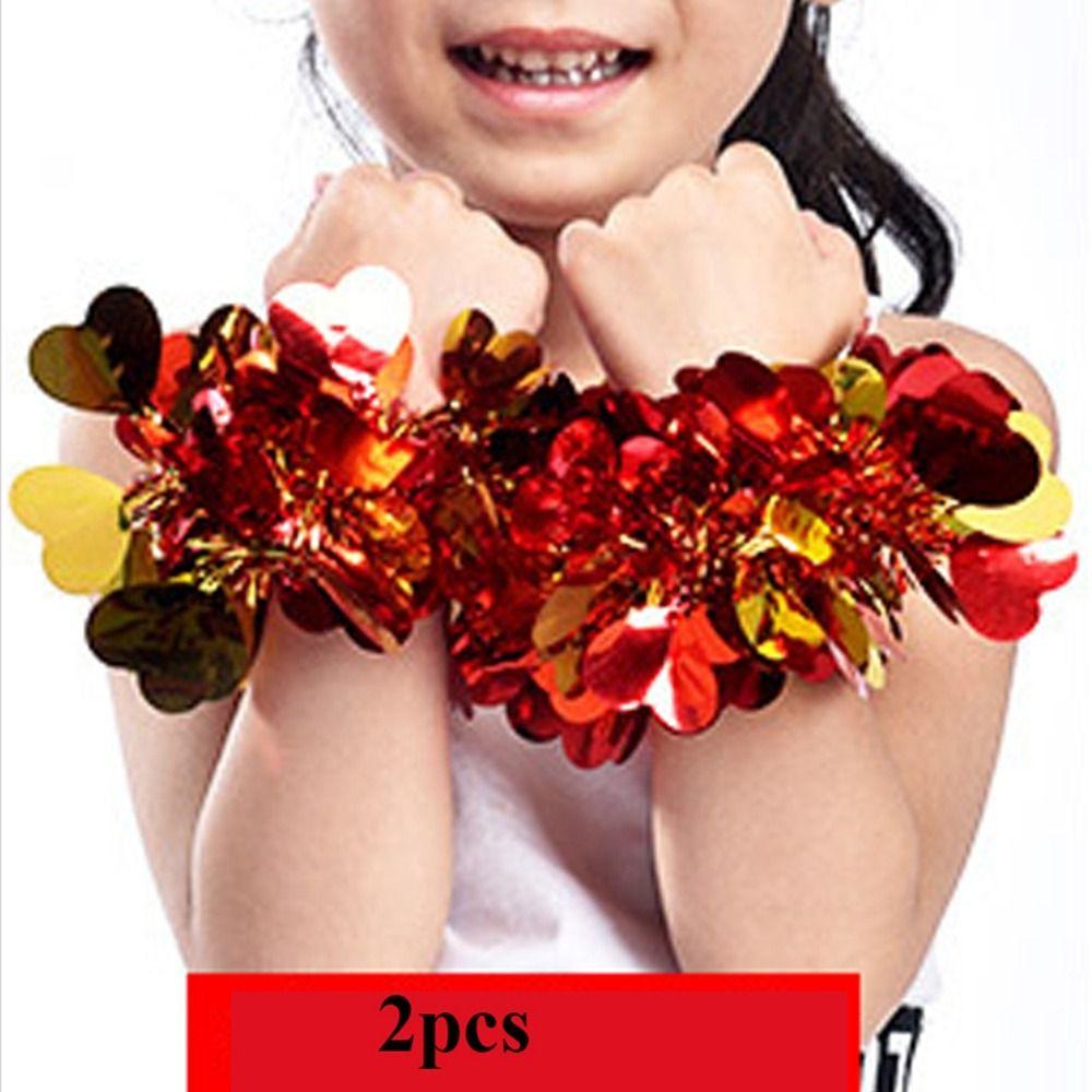 2pcs Apply to Sports Sports Game Pompoms 10 Styles Children Dance Pompoms  Sports Games Bracelet