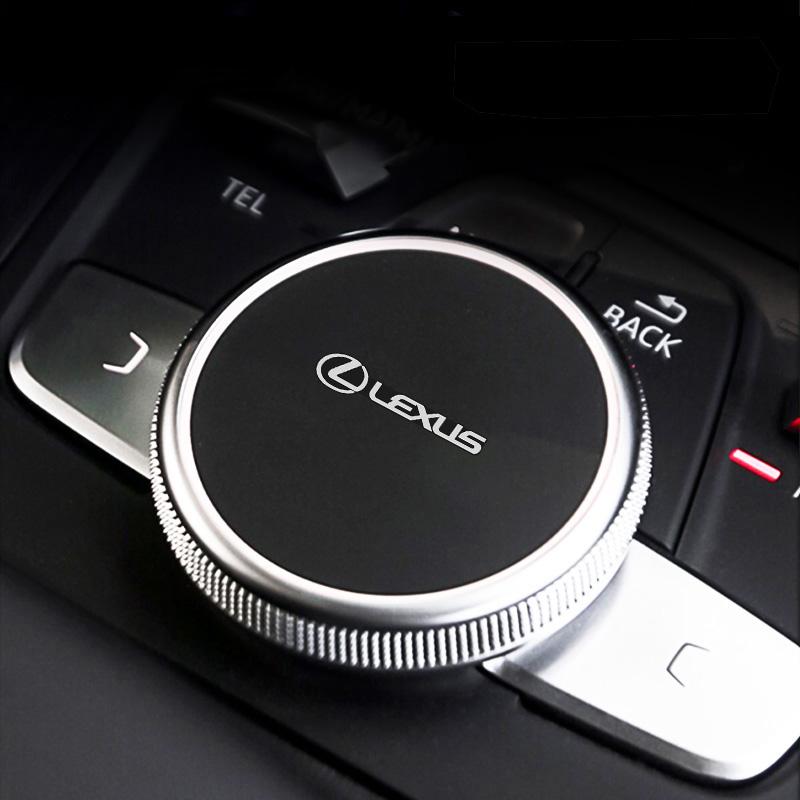 5Pcs Aluminum Car Audio Speaker Badge Decal Accessories For Lexus F-SPORT ES RX NX LS UX LM LX GX LC RZ IS CT GS RC HS SC TX LBX AET1