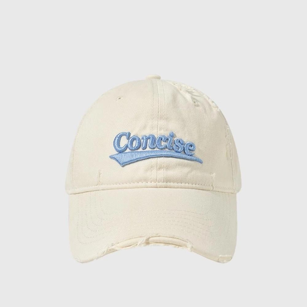 Cotton Holes Peaked Cap Embroidery Snapback Cap Solid Color Letter Baseball Hat  Teenagers