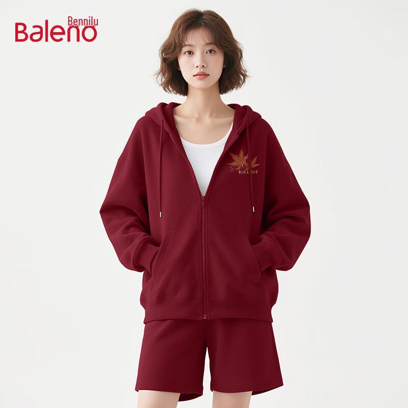 Baleno Women's American Retro Zip-Up Hoodie
