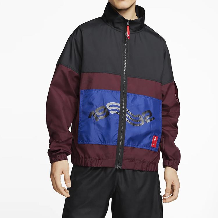 Nike Kyrie Irving Basketball Jacket Men Outerwear Black Red BV9296-681