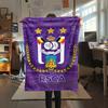 1ST R.S.C. Anderlecht Print Flanellen Deken, Hoge kwaliteit Comfortabel voor Alle Seizoenen, Woondecoratie, Warmte en Comfort, Perfect voor Kerstcadeaus