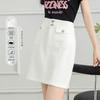 [Cowboy A-line Skirt] Summer Thin Casual Versatile Short Skirt, Slimming Half Length Skirt