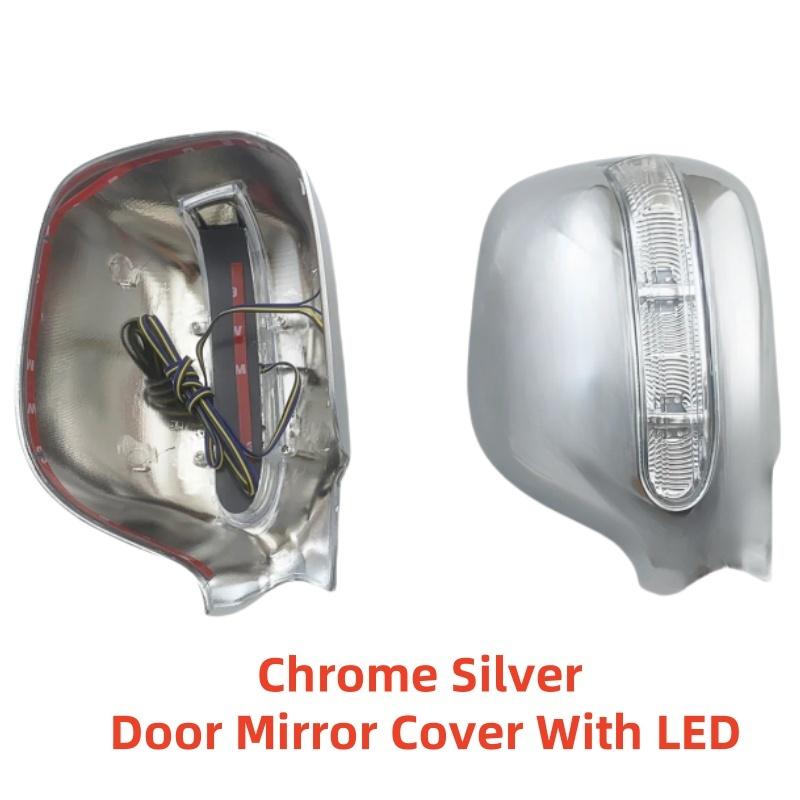 Chrome Rearview Car Accessories Trim Side Door Mirror Covers With LED For Toyota Picnic Ipsum Front 1996 1997 1998 1999 2000