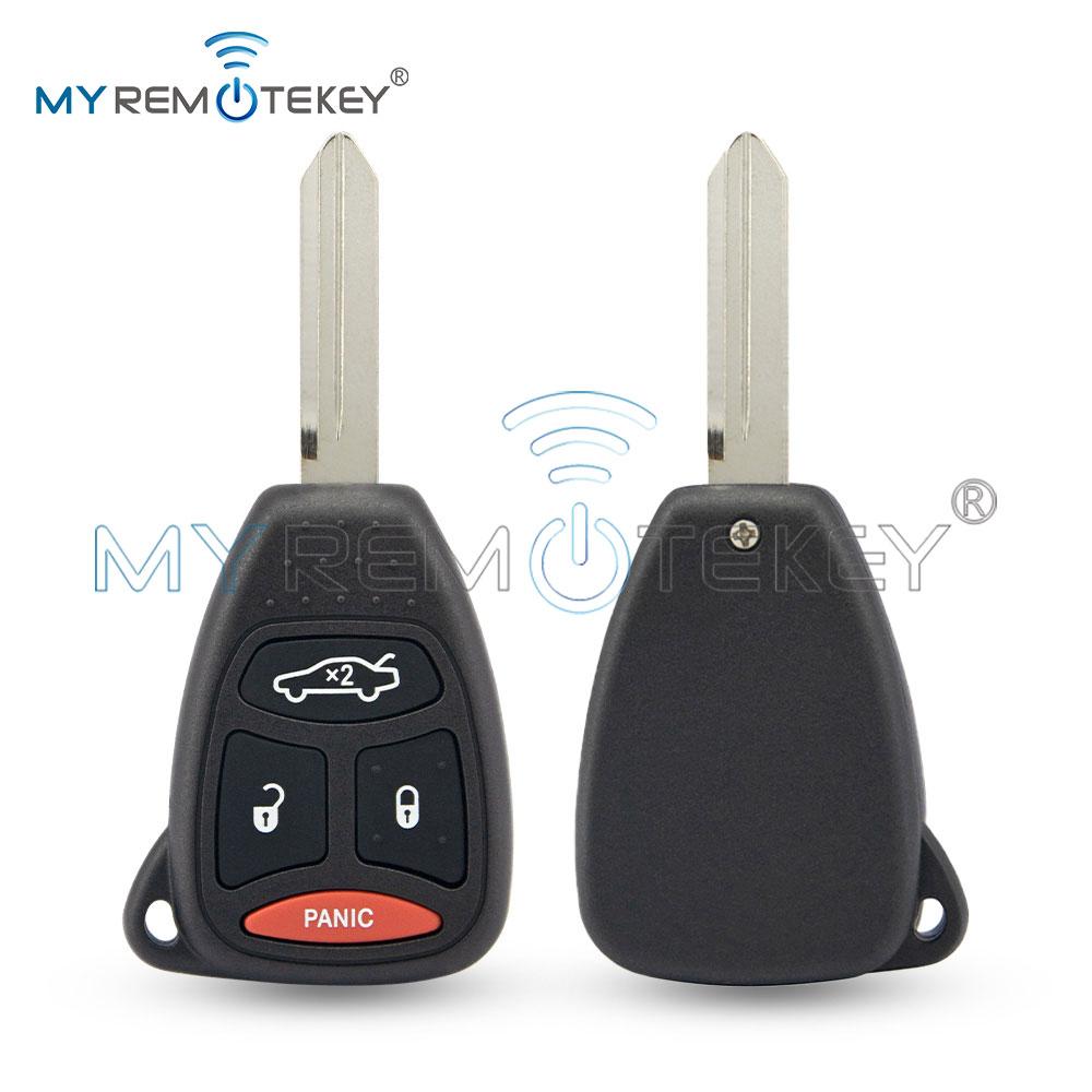 MYREMOTEKEY Remote Car Key Shell Case Fob for Chrysler Pacifica Aspen 300 Dodge RAM Caravan Jeep Commander Grand 2/3/4/5/6Button
