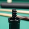 Billiard Cue Ball Head Cap Connector Cover Joint Protector Pool Protects Connecting Tip