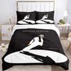 3pcs bedding set Michael Jackson Includes 1 Comforter + 2 Pillowcases, Without Pillow Inserts, Soft Comfortable, Lightweight Breathable, Pri