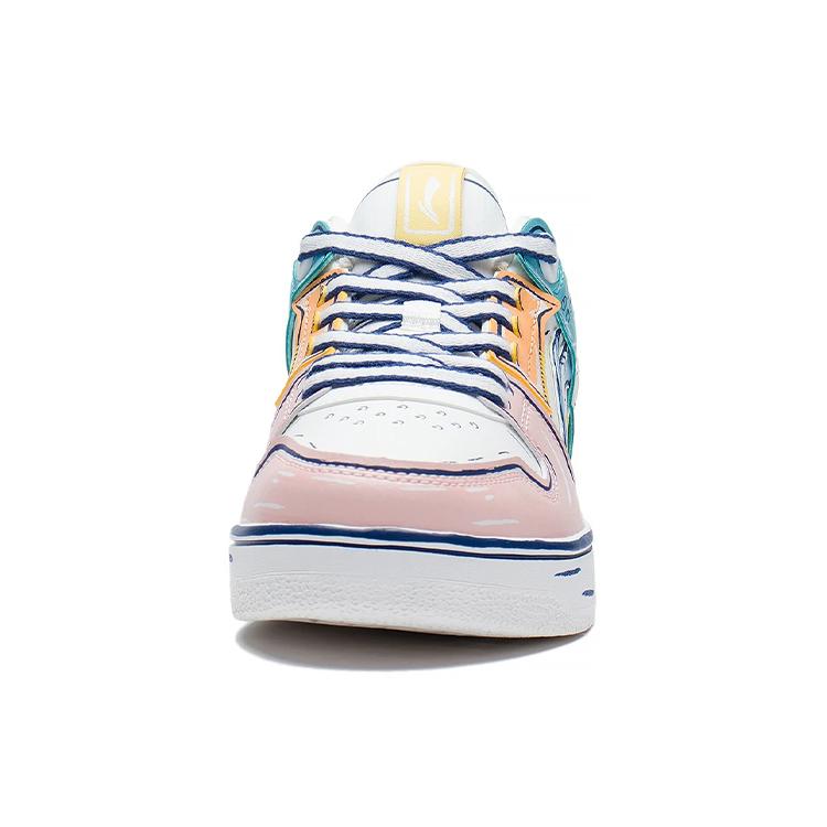 Li Ning Tianji Slip Resistant Cushioning Abrasion Resistant Lightweight Breathable Low top Skateboard Shoes Women's AGCS200-2