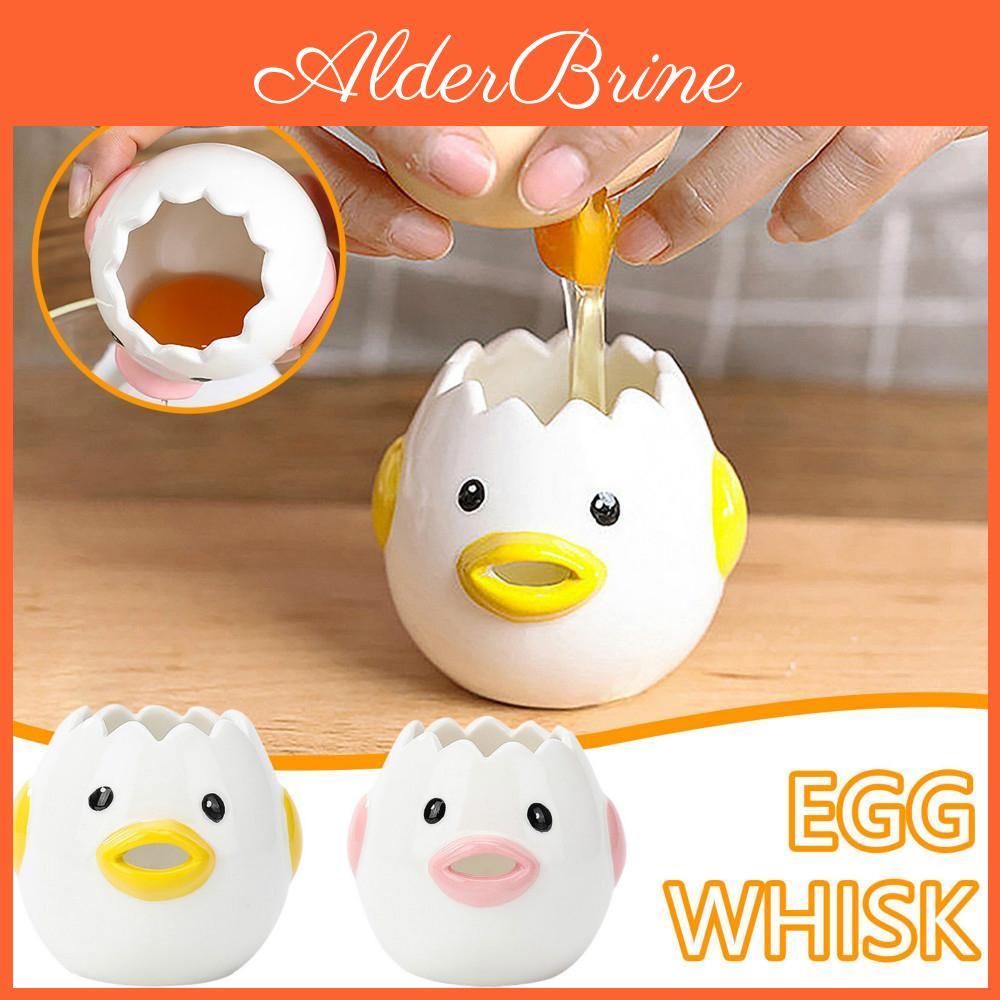 Cartoon Divider Egg Ceramic Chick White Yolk Separator Creative Egg Liquid Filter Baking Utensils Egg Holder Kitchen Supply