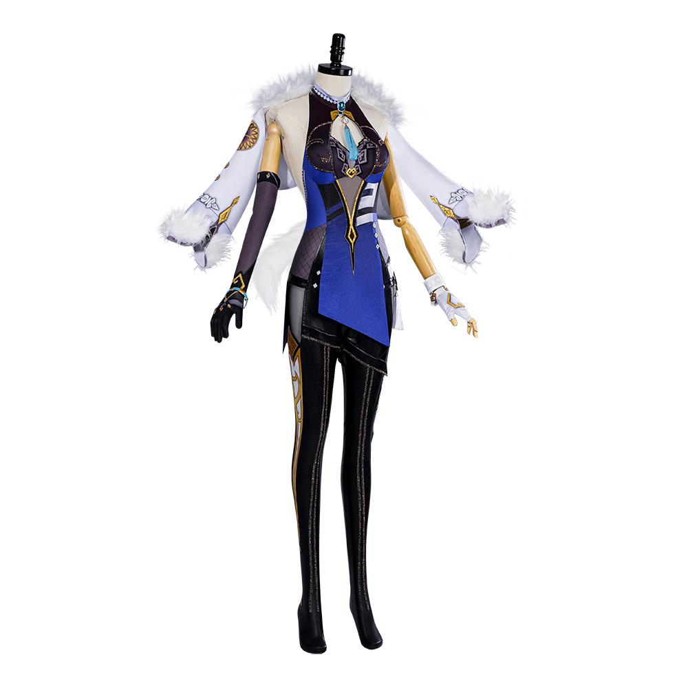 Yelan   Cosplay Costume Sexy Lovely Uniform Halloween Party Outfit Women Shoes