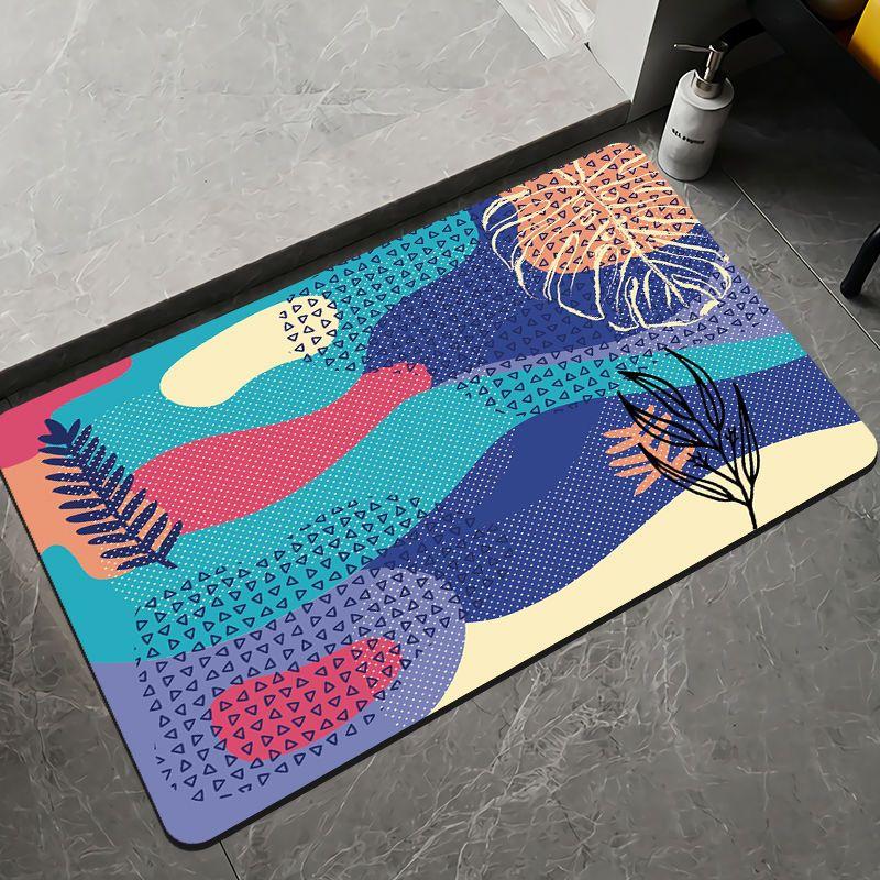 Diatom Mud Toilet Absorbent Anti Slip Pad, Bathroom Floor Mat, Waterproof Kitchen Floor Mat At the Bathroom Entrance