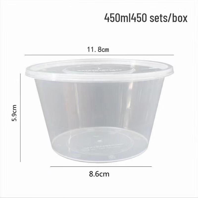 

Tongyuan Disposable Round Plastic Food Containers with Lids