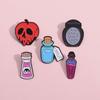 Unique Decorative Metal Pin Brooch With Fun Halloween Ghost Pumpkin And Skull Design Perfect For Autumn Wear