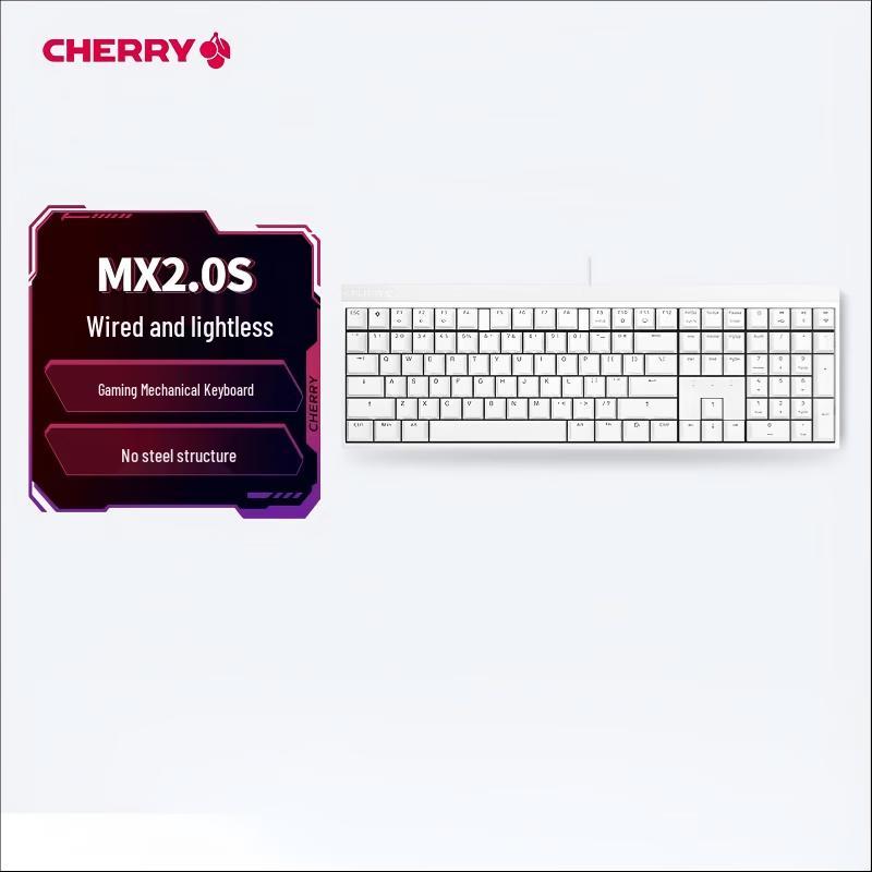 CHERRY MX2.0S 108-Key Wired Mechanical Keyboard