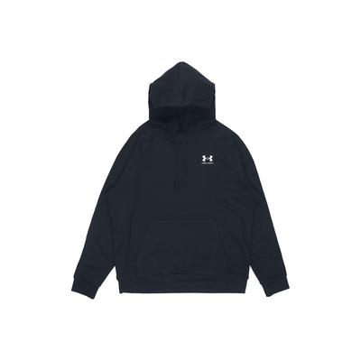 Under Armour Rival Solid Color Hooded Pullover Fleece Training Sweatshirt Men Sweatshirt Black 1366723-001