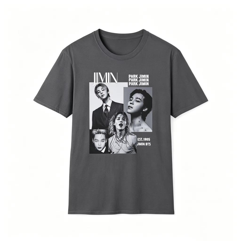 BTS Jimin T Shirt Park Jimin Fan T Shirt Kpop T Shirt ARMY Fan Gift T Shirt 2026 Summer Men Women Fashion Pure Cotton Y2K Loose Comfortable T-shirt