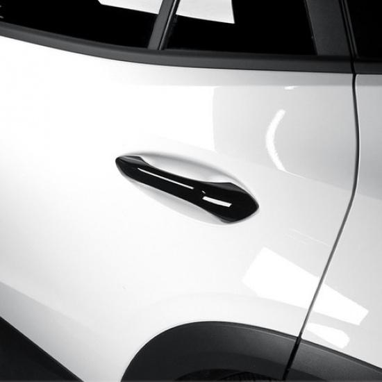 4pcs Glossy Black Exterior Door Handle Cover Trims For Chevrolet Trax 2024 2025