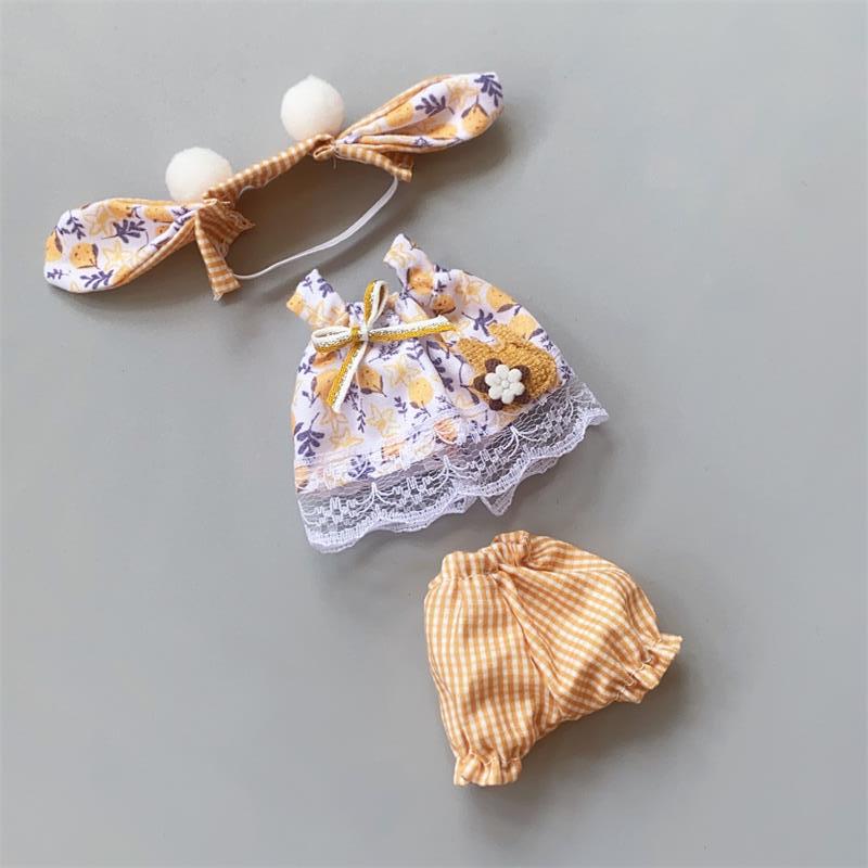 16cm Doll's Clothes Animal Suit for 1/8 Dress Up Acssories Ob11 Clothes Suit
