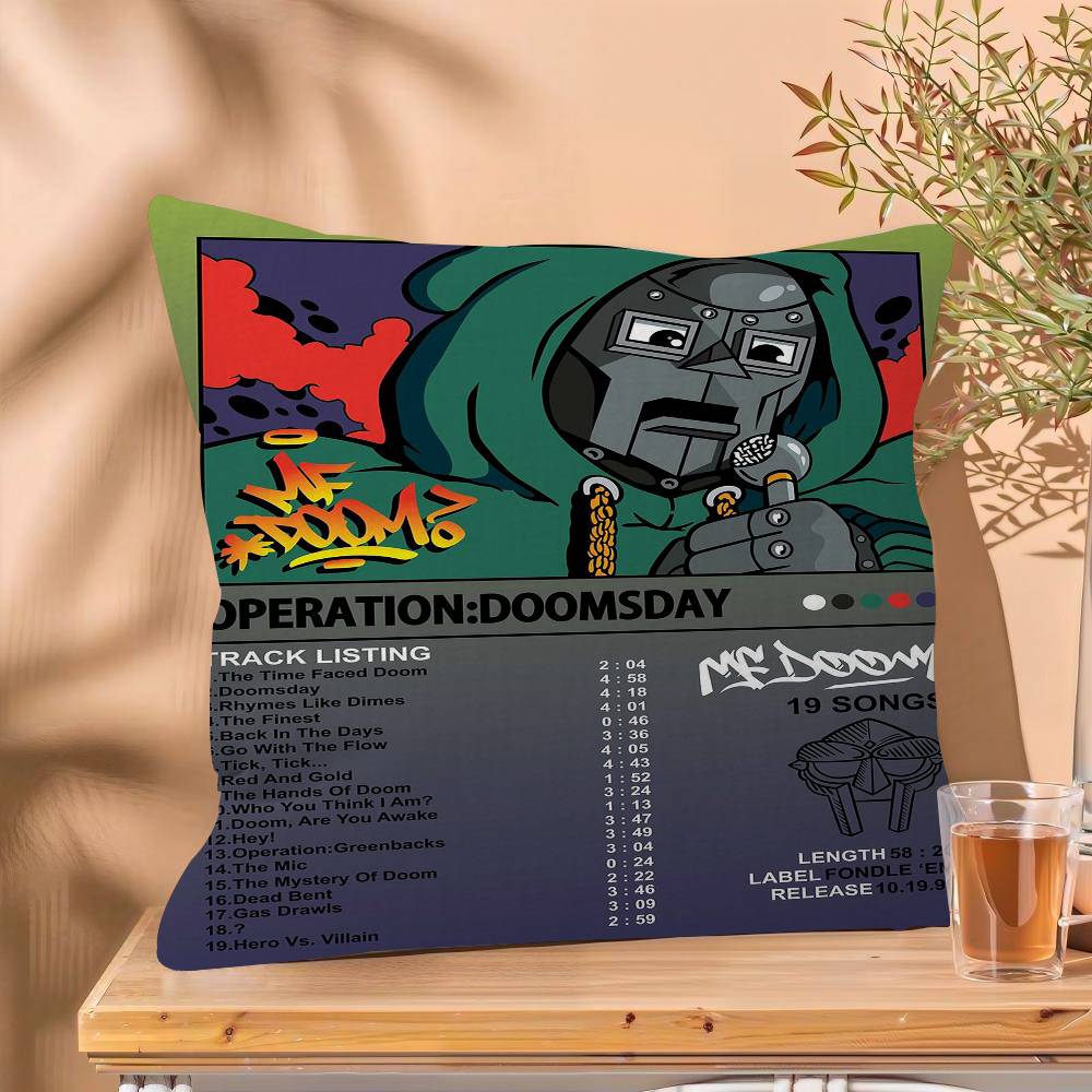 

MF Doom Comic Album Cushion Cover Pillowcase Upholstery Sofa Throw Pillow Home Decor Pillowcas 30x30 cm