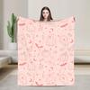 Ghost Reading Blanket Quality Warm Soft 2025 New Halloween Throw Blanket Winter Kid Adult Couch Chair Sofa Bed Fashion Bedspread