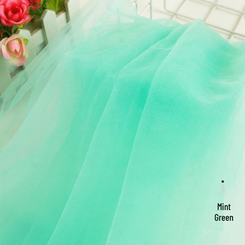 Fairy Mist Tulle Fabric: Soft Handmade Lace Veil for DIY, Clothing & Crafts