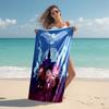 proof beach towel with Harry Potter pattern - soft,absorbent,quick-drying,machine washable - perfect for swimming,camping,bathing