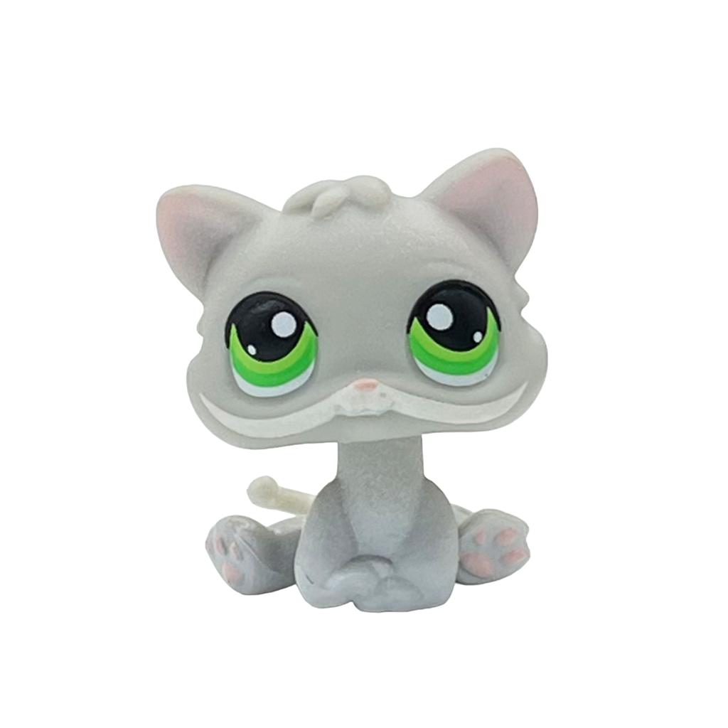 Rare Littlest Pet Shop Lps Toy Toy Mini Stands Short Hair Kitten Old Figures Collection Al Bobble Head Toy