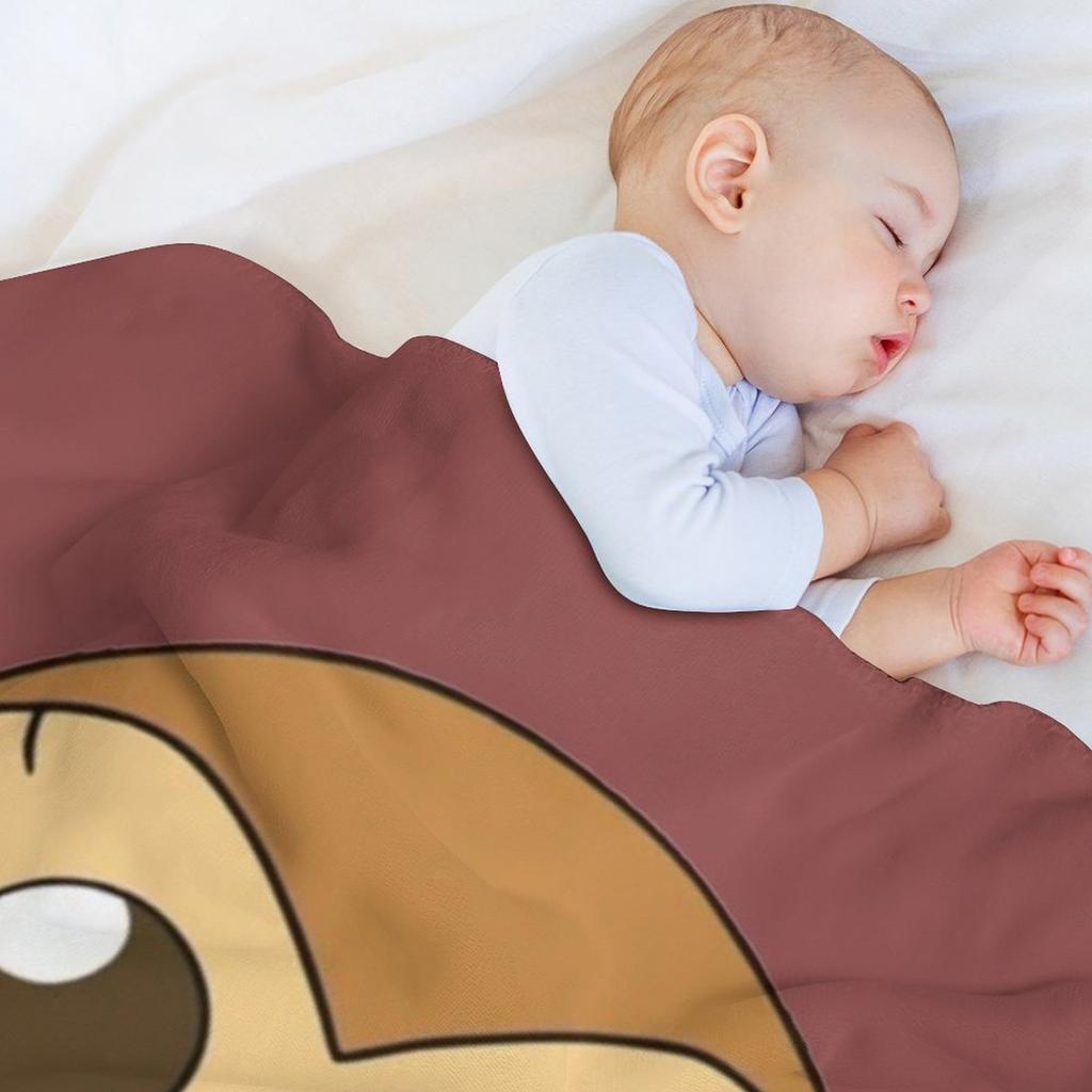 Hooty Owl House Throw Blanket Thin Soft Blanket for Summer Night Sleeping