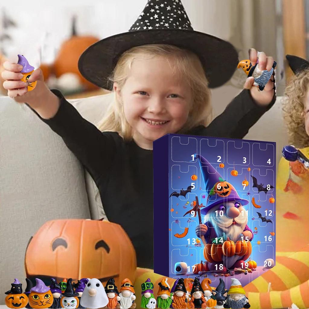 Halloween Advent Calendar Before Christmas Advent Calendar Kids 24 Days Halloween Calendar Countdown Movie Character Doll Figure Collectible