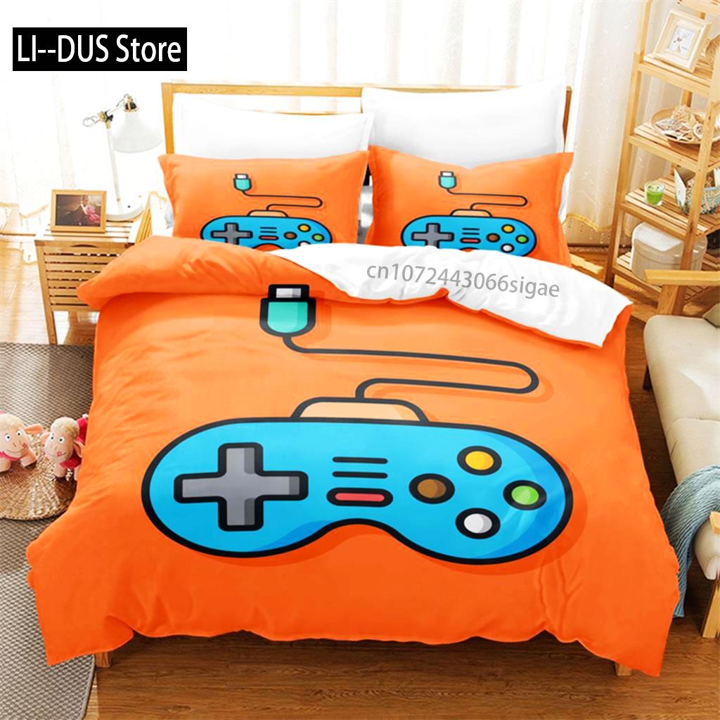 Cartoon Game Machine Bedding Set Duvet Cover Set 3d Bedding Digital Printing Queen Size Bedding Set Fashion Design