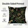 Forest Camouflage Pattern Pillow Case Sofa Decorative Home Double-Sided Printing Short Plush Cushion Cover Throw Pillow Cover