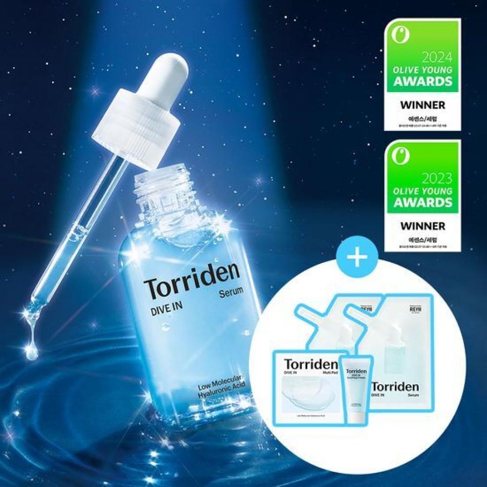 

Torridon [награда 4 года подряд] Torridon Dive In Serum 50 мл Triple Awards Limited Edition + 20 мл Dive In Cream + 10 Dive In Pads