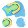 Heel Support Cups Shock Absorption Elastic Heel Pad Breathable Half Heel Insole for Pain Relief