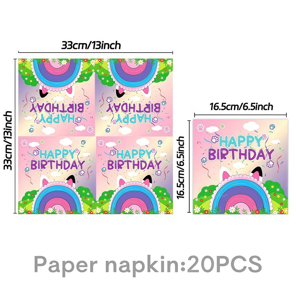 Gabby Dollhouse Birthday Decoration Gabby Disposable Dishes For Parties Girls Boys Favors Baby Shower Supplies Child Party Decor
