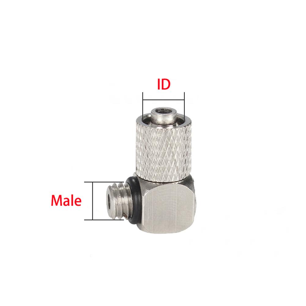 M5/M3/M6/M4 PL M3/M4/M5 SMC Type Quick Twisting Joint Pneumatic Fitting PC Mini Metal Locking Brass Straight Elbow Tee Hose
