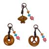 Chocolate Pretzel Bread Bag Pendant Cartoon Keychain Bags Charm Creative Gift For Stylish Individuals Baking Enthusiasts