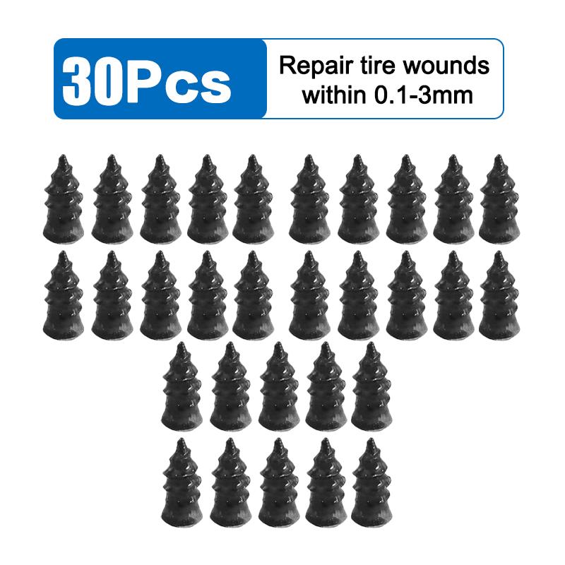 10/20/30/40 Stück Vakuum-Reifenreparatur-Nägel für Auto Motorrad LKW Roller Reifenpannenreparatur Universelle Schlauchlose Gumminägel