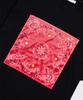 VERSE ONE Paisley Logo Bandana T-Shirts Black/Red