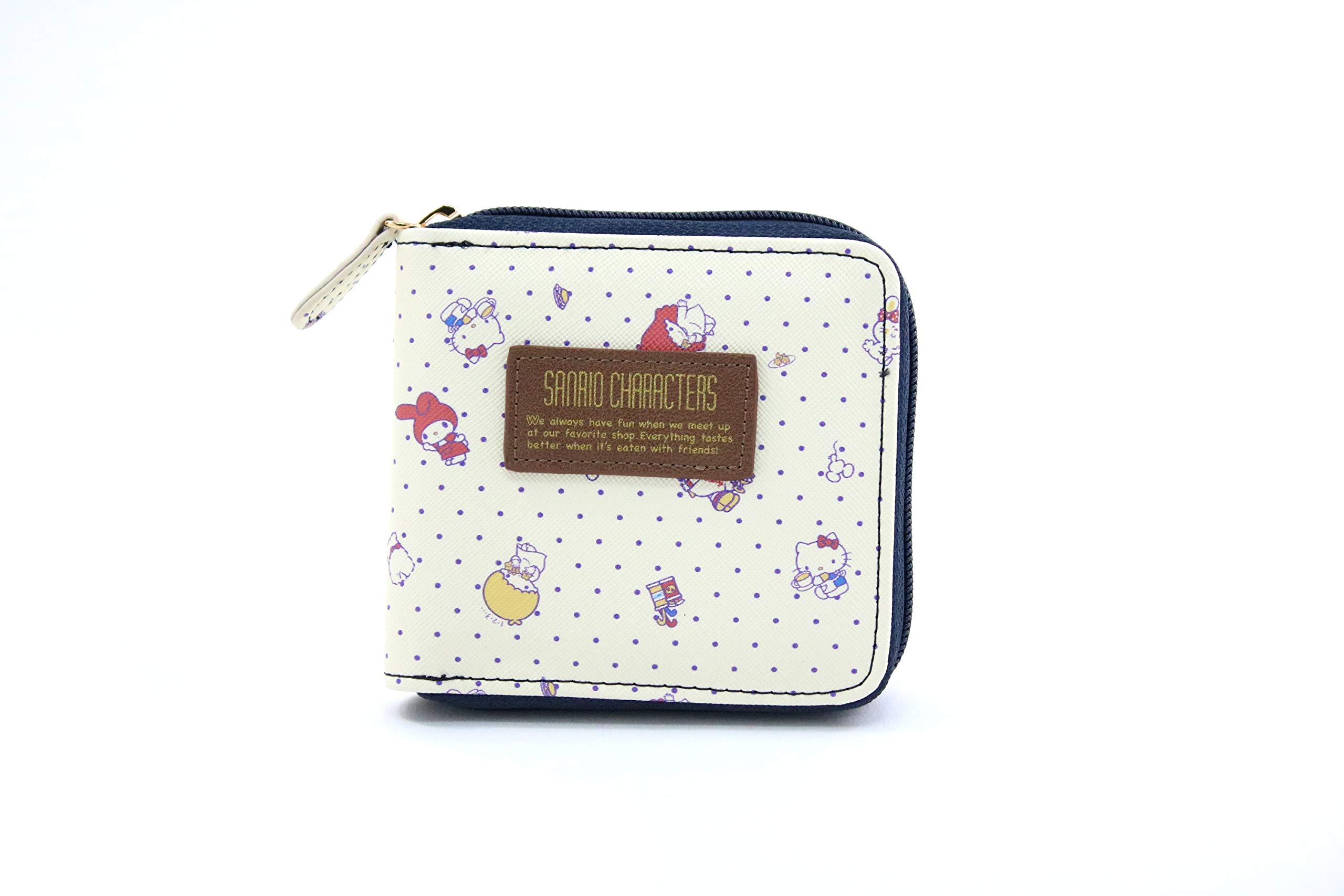 

Sanrio Characters Round Wallet Navy [Aldi] AC6-1NV