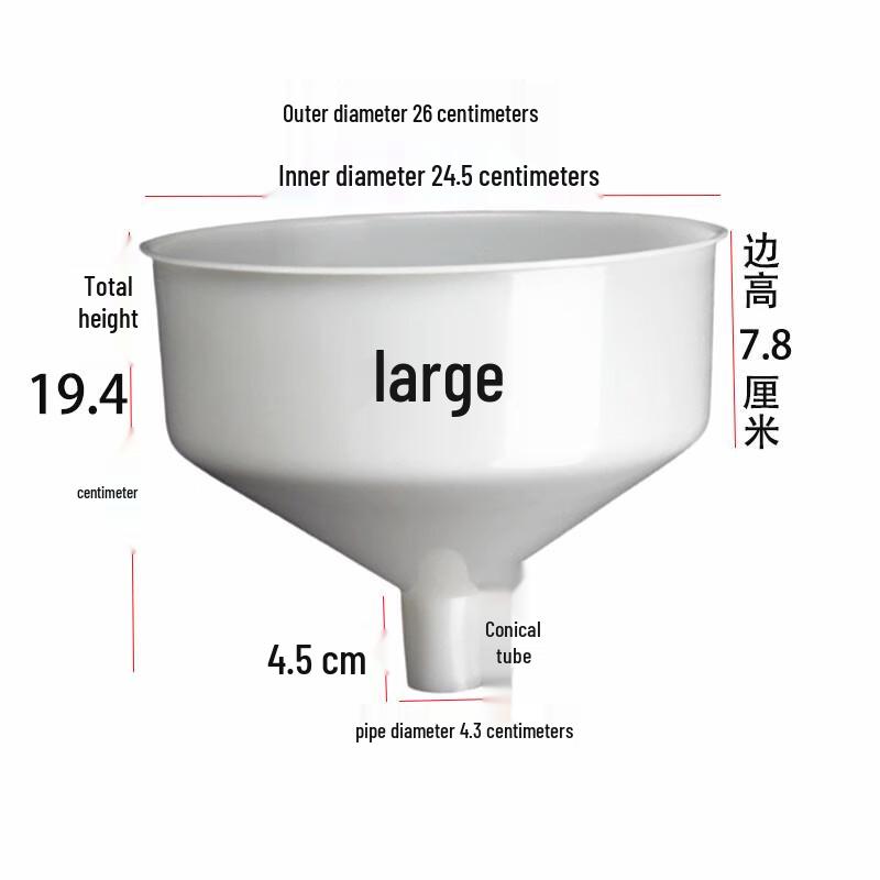 

Large Plastic Funnel Set
