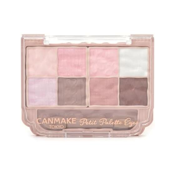 Canmake Палитра теней для век Petit Palette 06 Sugar Arme 2,0 г Палитра теней с аппликатором Синевато-розовый