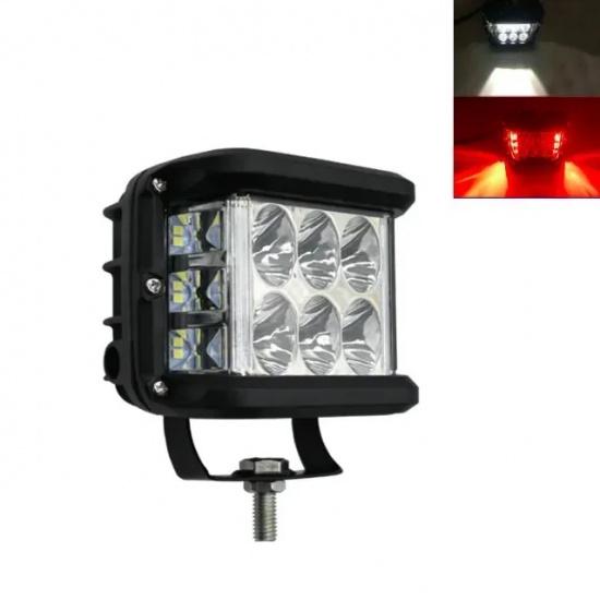 New Bright 2X 3 Side Shooter Car LED Work Light 12V 24V Work Lights Driving Offroad Boat Truck SUV ATV Car Accessories