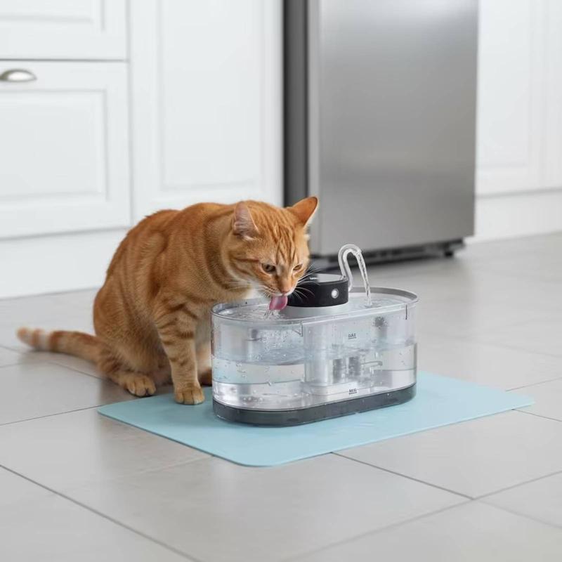 Cat Water Fountain Smart Automatic Cat Water Fountain Multiple Pets Easy to Clean for Cats, Feeding Station, Living Room