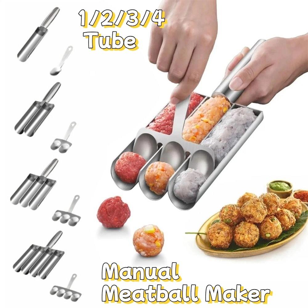Durable Meat Making Ball Mold Easy-Release Meatball Maker Tool Manual Meatball Maker  Home Kitchen