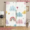1pc 2D Flat Photography Backdrop Popular Background Cloth Cute Coon Clouds and 100% Polyester Party Decorations for Holiday