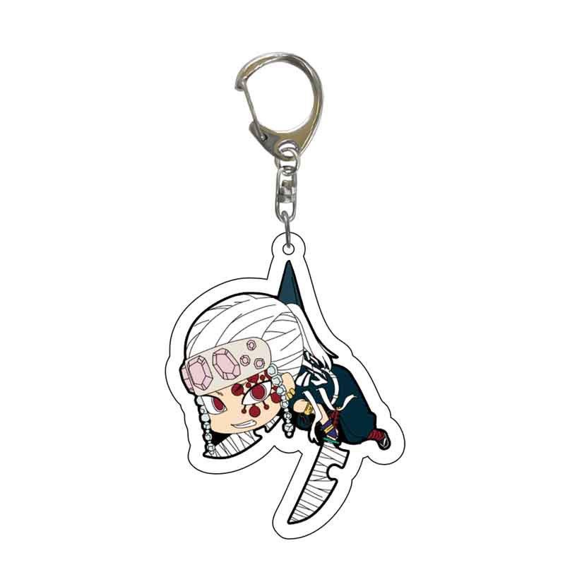 Demon Slayer Double-sided Acrylic Character Keychain Figure Pendant Gift