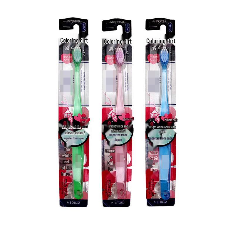 Premium Ora2 Brightening Toothbrush for Adults, Small Soft-Bristle Head for Gum Protection, Single Unit