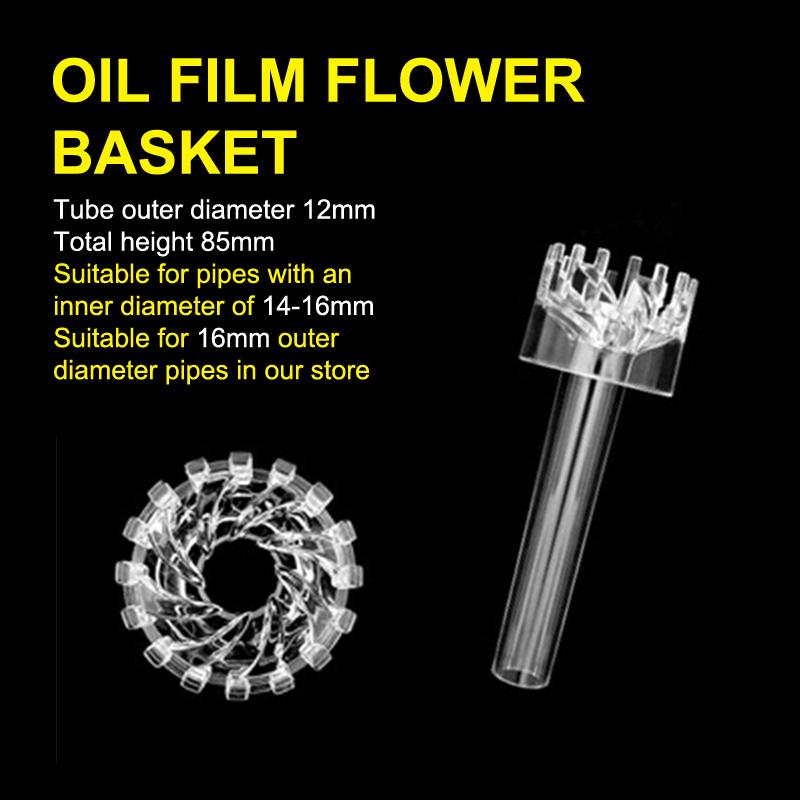 1Set Diy Clear Aquarium Skimmer Acrylic Lily Pipe Spin Inflow Outflow Water Plant Tank Filter Cleaning Fish Tank Accessories