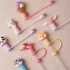 Cute Strawberry Straw Cover Caps For Stanley Cup 40 oz Tumbler Accessories Kawaii Silicone Straw Toppers Cap For 10mm Straws