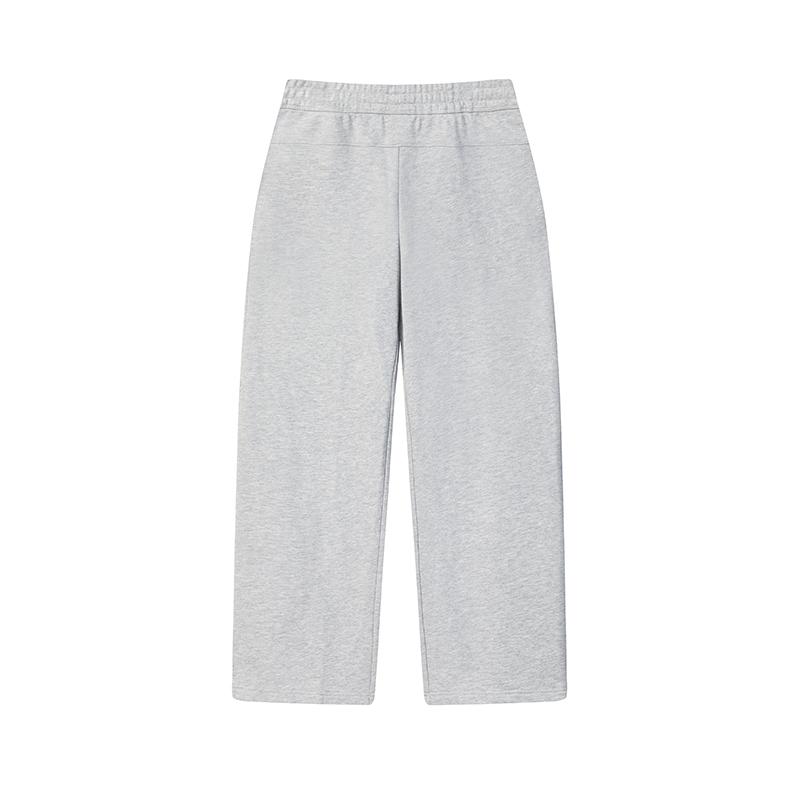 Fila Original Classic Minimalist Retro Casual Trendy Versatile Comfortable Knitted Sports Pants Men Pants Smoke-Flower-Gray F51M619601FMG